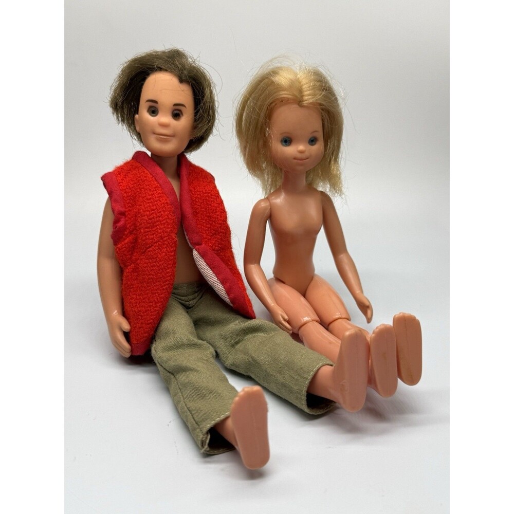 VINTAGE 1973 The Sunshine Family Steve, Stephie & Sweets Mattel Dolls
